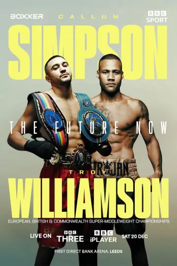 Callum Simpson vs. Troy Williamson plakat