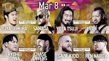 Zasłona do filmu "NJPW New Japan Cup 2025 - Day 1" #977748