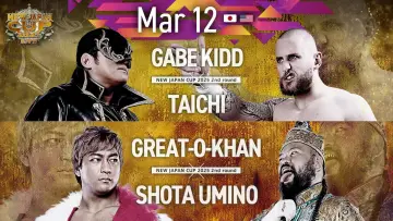 Zasłona do filmu "NJPW New Japan Cup 2025 - Day 4" #978570