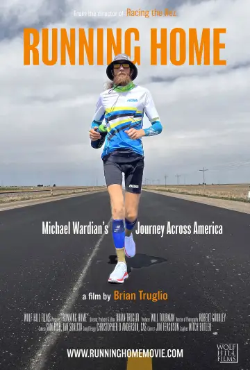 Plakat do filmu "Running Home: Michael Wardian