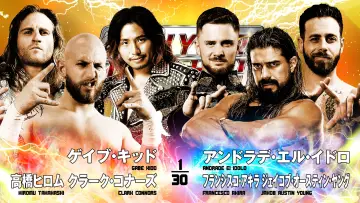 Zasłona do filmu "NJPW New Year Dash !! 2026" #543192