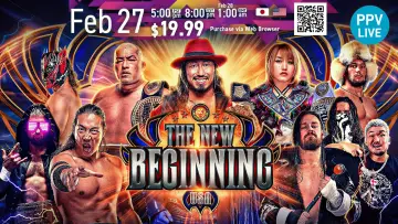 Zasłona do filmu "NJPW The New Beginning USA 2026" #687810