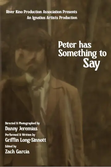 Plakat do filmu "Peter Has Something to Say" #1635324