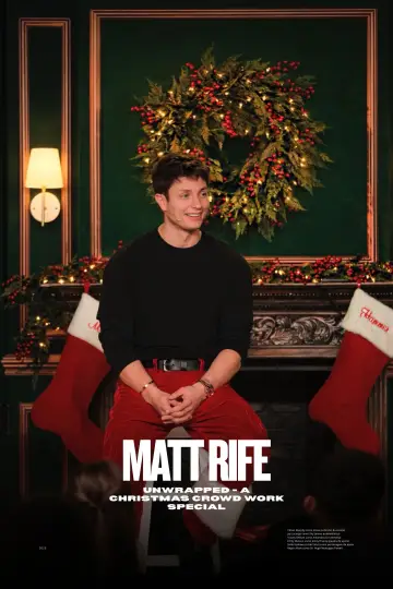 Plakat do filmu "Matt Rife: Unwrapped - A Christmas Crowd Work Special" #690980