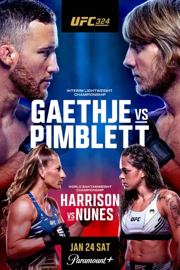 Plakat do filmu "UFC 324: Gaethje vs. Pimblett" #540954