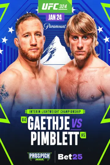 Plakat do filmu "UFC 324: Gaethje vs. Pimblett" #540956