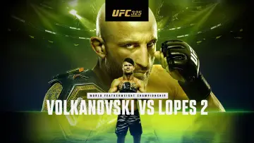 Zasłona do filmu "UFC 325: Volkanovski vs. Lopes 2" #538923