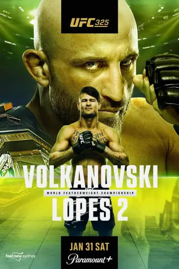 Plakat do filmu "UFC 325: Volkanovski vs. Lopes 2" #538940