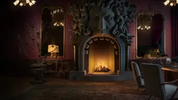 Zasłona do filmu "Wednesday: Fireplace" #1191598