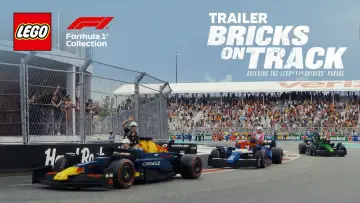 Zasłona do filmu "Bricks on Track: Building the LEGO F1 Drivers