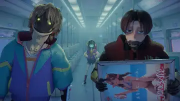 Zasłona do filmu "Milky☆Subway: The Galactic Limited Express – film" #1179371