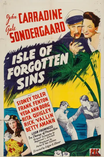 Plakat do filmu "Isle of Forgotten Sins" #1590359