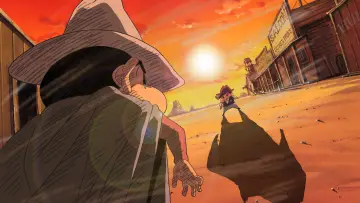 Zasłona do filmu "クレヨンしんちゃん 嵐を呼ぶ！夕陽のカスカベボーイズ" #483853