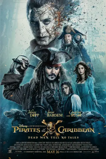 Plakat do filmu "Piraci z Karaibów. Zemsta Salazara" #642481