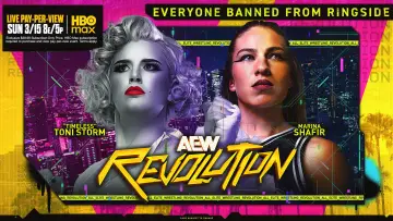 Zasłona do filmu "AEW Revolution" #768882