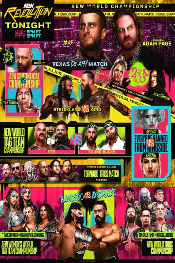 Plakat do filmu "AEW Revolution" #768890