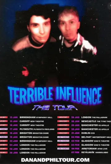 Plakat do filmu "Dan and Phil: Terrible Influence" #1794667