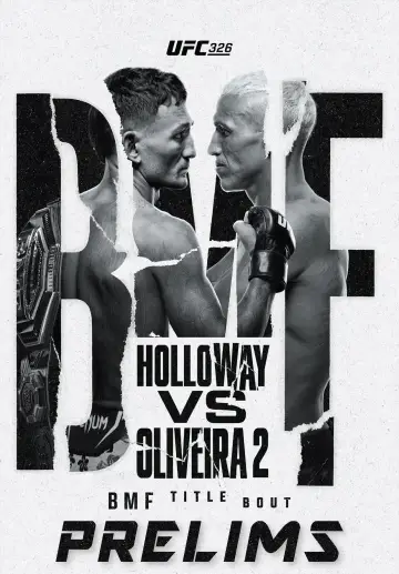 Plakat do filmu "UFC 326: Holloway vs. Oliveira 2" #619126
