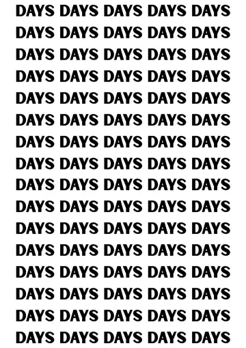 Days plakat