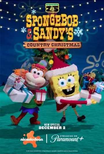 SpongeBob and Sandy’s Country Christmas plakat