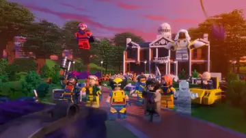 Zasłona do filmu "LEGO Marvel X-Men: Robotic Hunter Sentinels Attack the X-Mansion!" #1202001