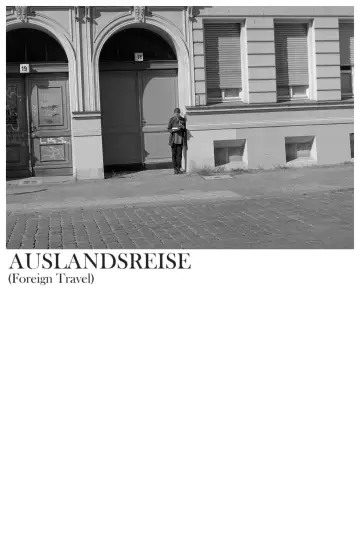 Auslandsreise plakat