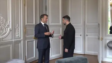 Zasłona do filmu "La Guerre, Donald Trump et nous : 2025, l