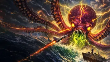 Zasłona do filmu "Shocktopus" #1746087