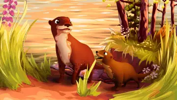 Zasłona do filmu "Bye-Bye Baby Otter" #543550