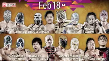 Zasłona do filmu "NJPW Presents CMLL Fantastica Mania 2026 - Day 1" #1139589