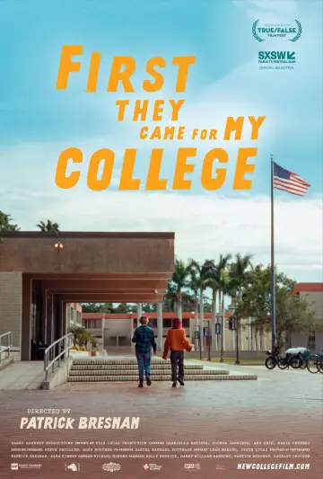 First They Came for My College plakat