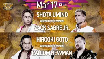 Zasłona do filmu "NJPW New Japan Cup 2026 - Day 10" #776969