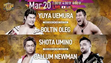 Zasłona do filmu "NJPW New Japan Cup 2026 - Day 11" #794370