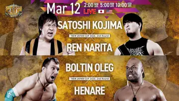 Zasłona do filmu "NJPW New Japan Cup 2026 - Day 6" #775497