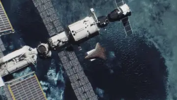 Zasłona do filmu "La Station spatiale internationale - Missions à haut risque" #1141990