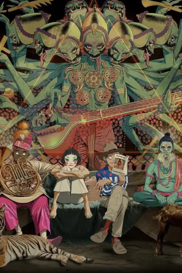Plakat do filmu "Gorillaz Present: The Mountain, The Moon Cave and The Sad God" #1205496