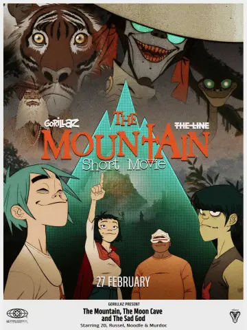 Plakat do filmu "Gorillaz Present: The Mountain, The Moon Cave and The Sad God" #812380