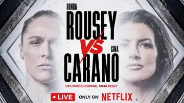 Zasłona do filmu "Ronda Rousey vs. Gina Carano" #833598