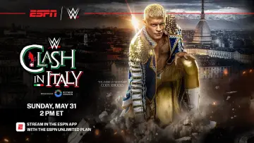 Zasłona do filmu "WWE Clash in Italy 2026" #913426