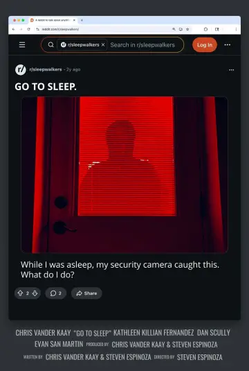 Go to Sleep plakat
