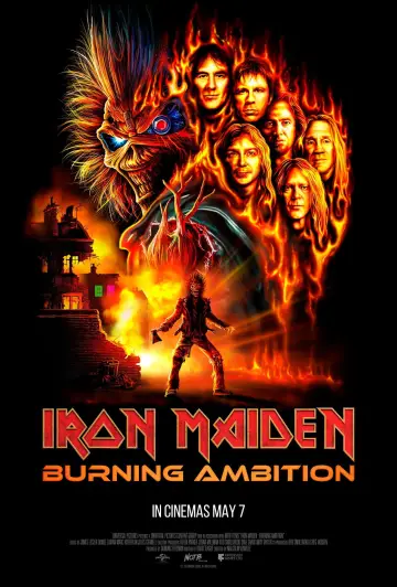 Plakat do filmu "Iron Maiden: Burning Ambition" #780484