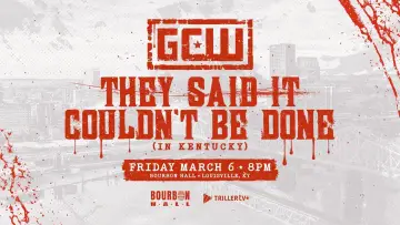 Zasłona do filmu "GCW They Said It Couldn