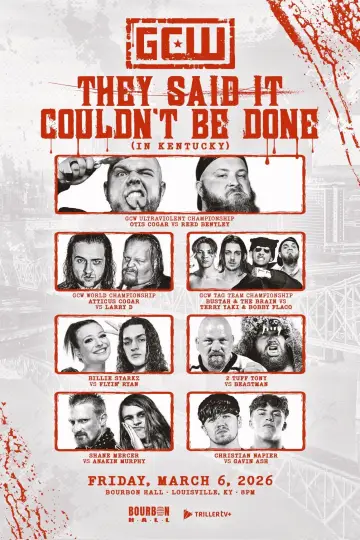 Plakat do filmu "GCW They Said It Couldn
