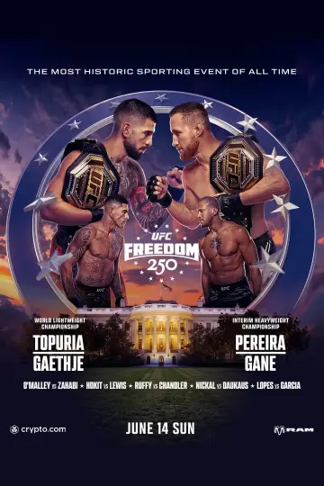Plakat do filmu "UFC Freedom 250: Topuria vs. Gaethje" #837542