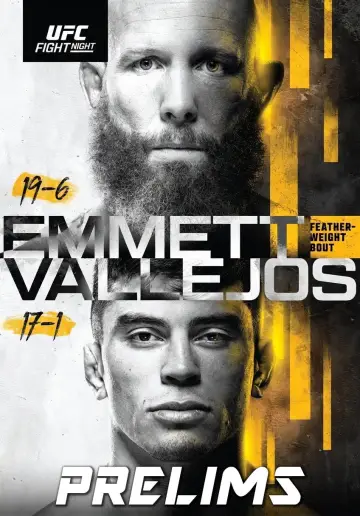 Plakat do filmu "UFC Fight Night 269: Emmett vs. Vallejos" #784419