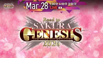 Zasłona do filmu "NJPW Road to Sakura Genesis 2026 - Day 1" #766263