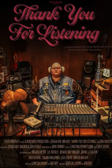 Plakat do filmu "Thank You for Listening" #1757306