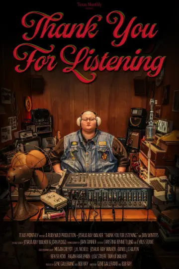 Plakat do filmu "Thank You for Listening" #1757308