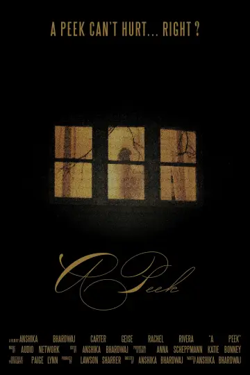 Plakat do filmu "A Peek" #848046
