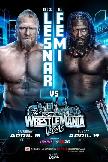Plakat do filmu "WWE WrestleMania 42 - Sunday" #798452